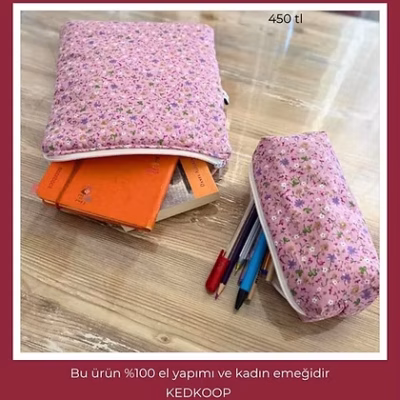 Kitap Kılıfı ve Kalemlik