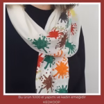 Tokat Tahta Baskılı Fular - Görsel 2