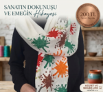 Tokat Tahta Baskılı Fular