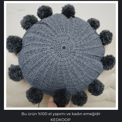 Koton ip yuvarlak kırlent