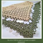 Payetli Örgü Bandana