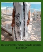 Tokat Baskılı Plaj Elbisesi - Görsel 2