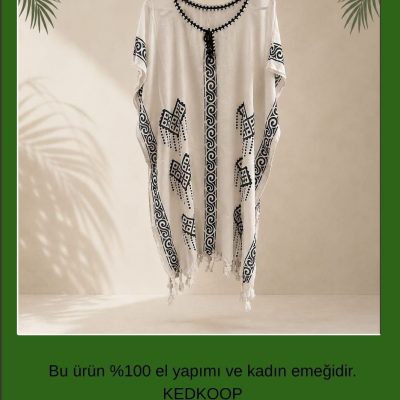 Tokat Baskılı Plaj Elbisesi