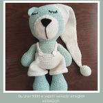 Uykucu Ayı Amigurumi - Görsel 2