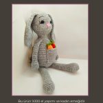 Amigurumi Gri tavşan - Görsel 2