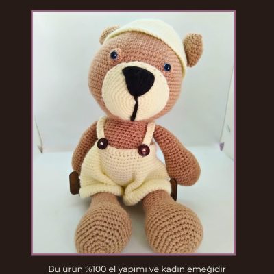 Amigurimi Şapkalı Ayı