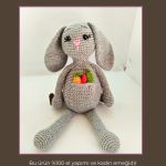 Amigurumi Gri tavşan - Görsel 3