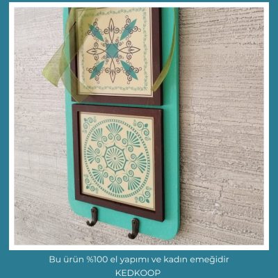 Su Yeşili Anahtar askısı